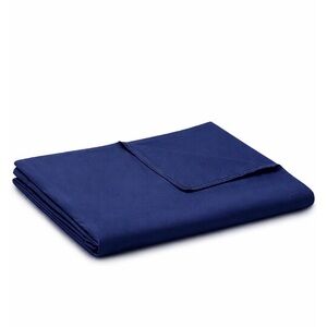YnM Exclusive Cotton Duvet Cover for Weighted Blankets Navy Blue 48"x72" new